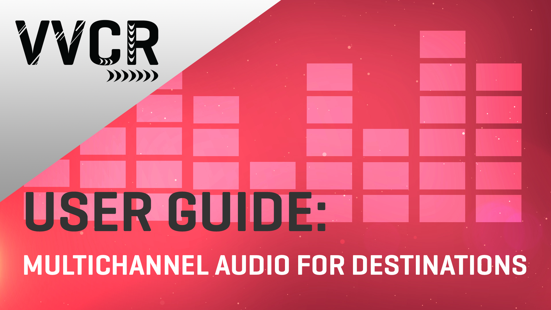 VVCR User Guide Multichannel Audio For Destinations Live X